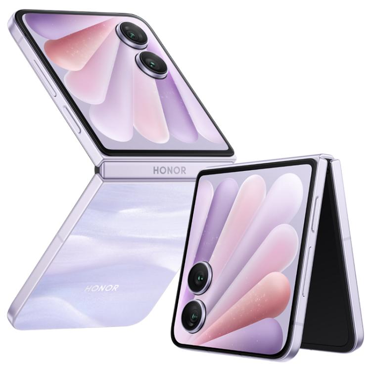 Honor Magic V Flip2, 12GB+256GB, 6.82 inch + 4.0 inch MagicOS 9.0.1  Android 15 Snapdragon 8 Gen 3 Octa Core, Network: 5G, NFC, OTG (Purple)