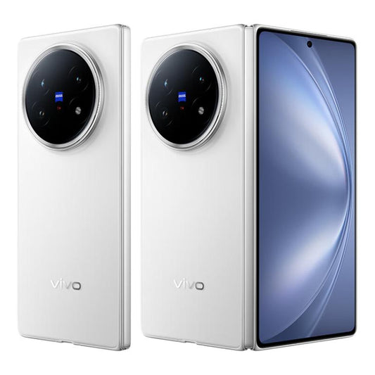 vivo X Fold5, 12GB+256GB, 8.03 inch + 6.53 inch Android 15 OriginOS 5 Snapdragon 8 Gen 3 Octa Core, OTG, NFC, Network: 5G (White)