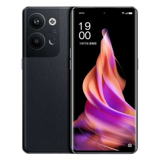 OPPO Reno9 Pro 5G, 16GB+256GB, 50MP Camera, Chinese Version, Dual Back Cameras, 6.7 inch ColorOS 13 / Android 13 Dimensity 8100-MAX Octa Core up to 2.85GHz, Network: 5G, Support Google Play(Black)