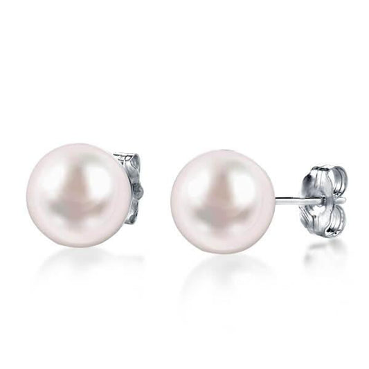 Classic Stud Pearl Earrings