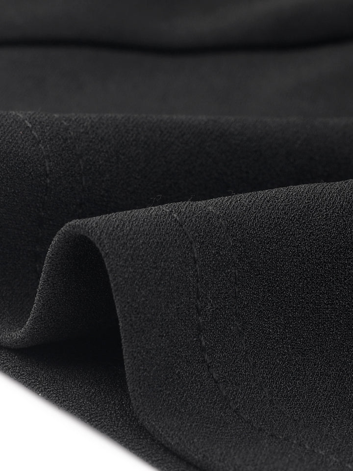Close-up of black fabric with a textured surface