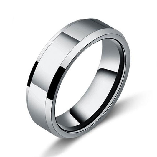 Italo Glaze Titanium Steel Men's Wedding Band